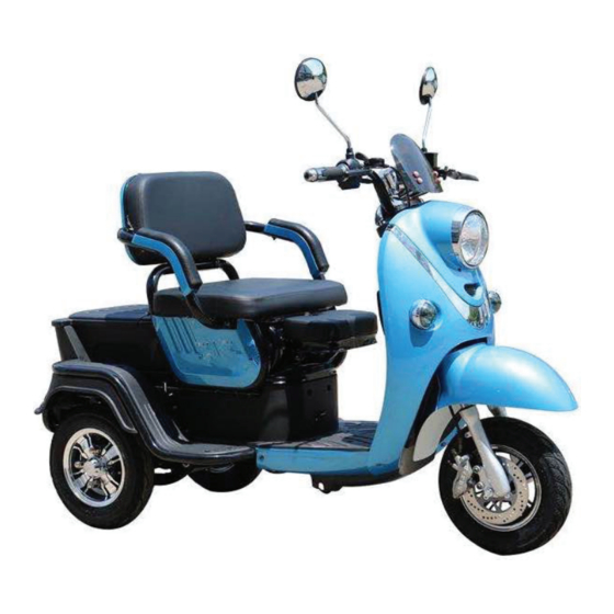 User Manuals: eTrikeCo ETR100 Electric Tricycle