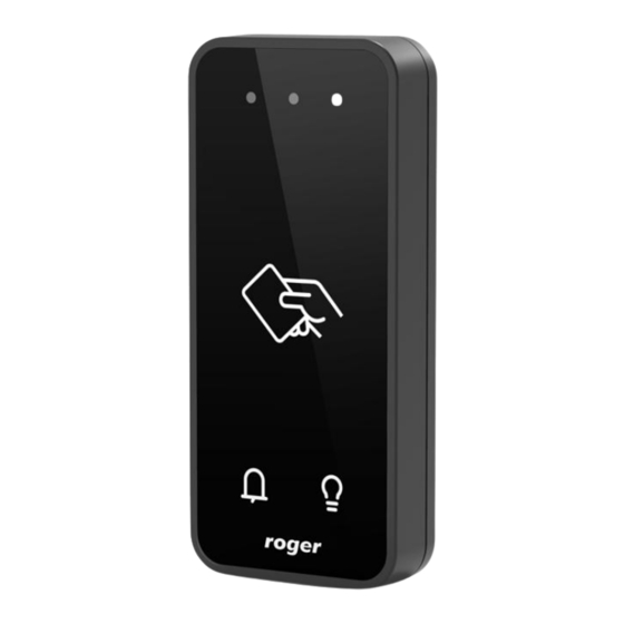 Roger MCT80M-BLE Installation Manual