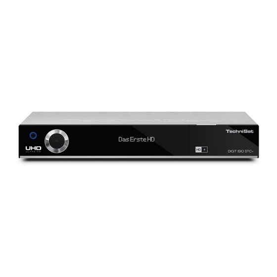TechniSat DIGIT ISIO STC Quick Start Manual