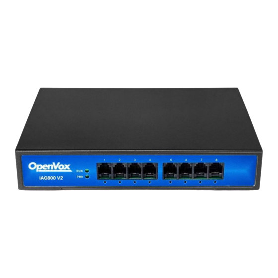 OpenVox iAG800 V2 Series User Manual