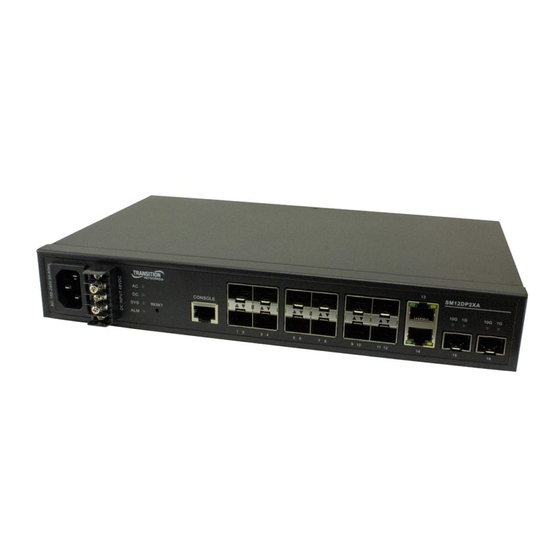 Transition Networks SM12DP2XA-NA Install Manual
