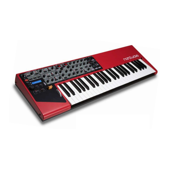 Clavia Nord Wave Manuals
