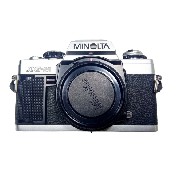 MINOLTA XGM MANUAL 2 MANUAL Pdf Download ManualsLib