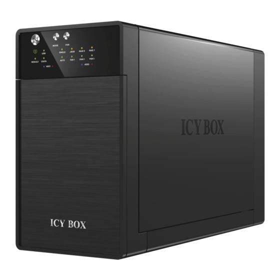 Icy Box IB-3620U3 External JBOD System Manuals