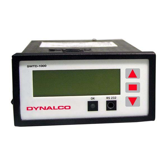Dynalco SWTD-1000 Operating Manual
