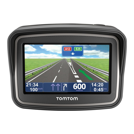 TomTom rider Reference Manual