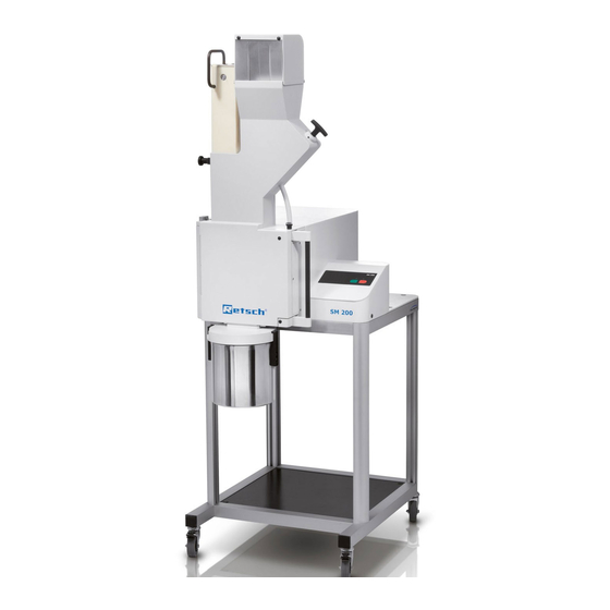 Retsch SM200 Manual
