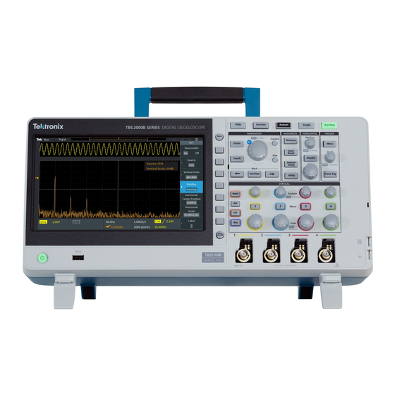 Tektronix TBS2000 Series Safety And Installation Instructions