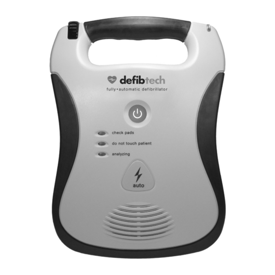 Defibtech Lifeline DCF-100 User Manual