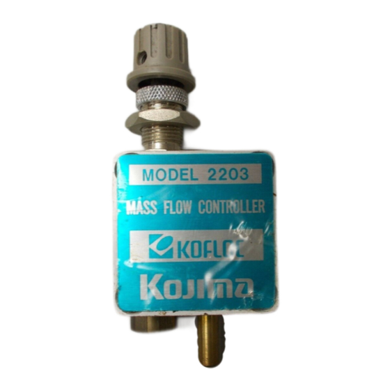Kofloc 2203 Instruction Manual