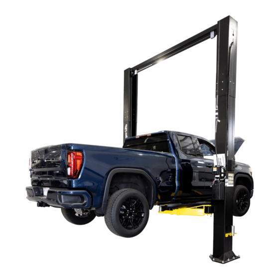 Challenger Lifts CL12A Installation, Operation & Maintenance Manual