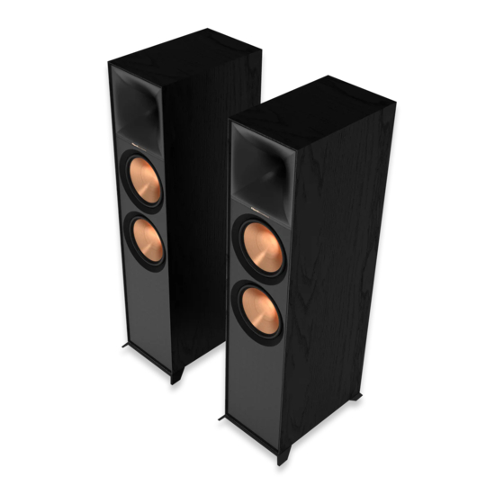 Klipsch Reference R-800F Manual