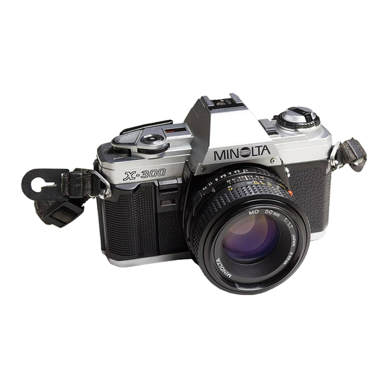 Minolta X-300 Manual