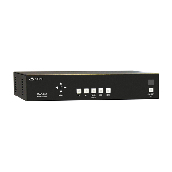 TV One 1T-VS-658 Instruction Manual