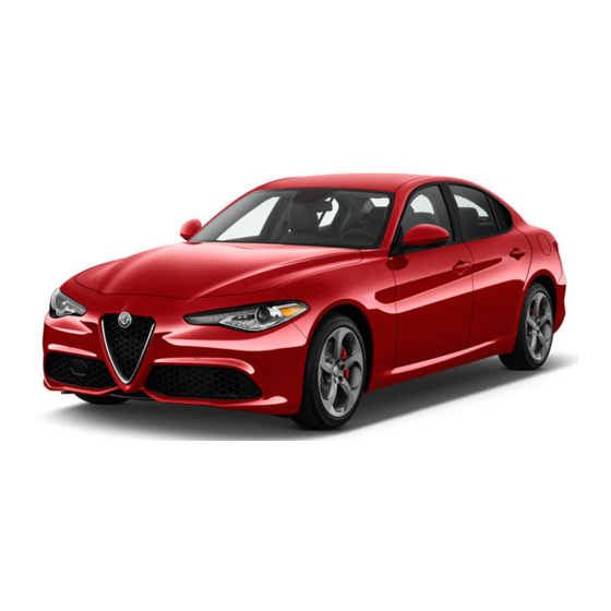 Alfa Romeo Giulia 2017 Owner's Manual