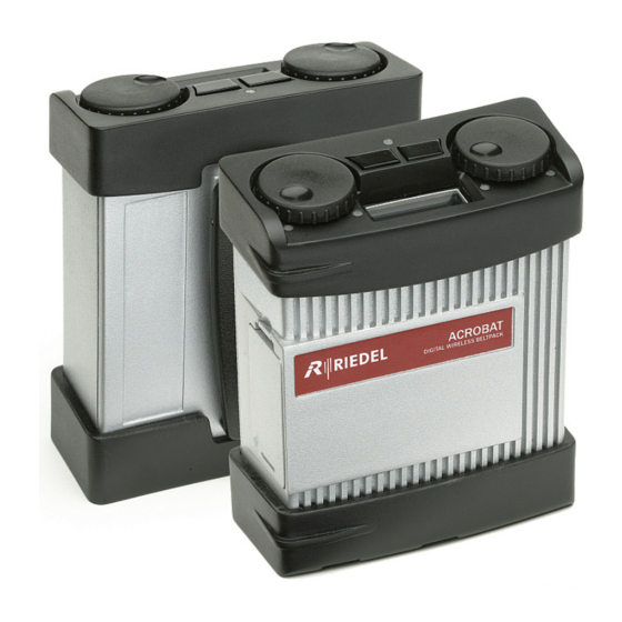 Riedel Acrobat WB-2 User Manual
