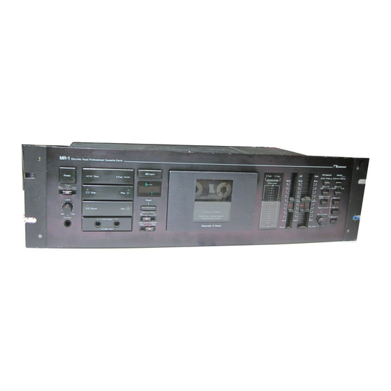 Nakamichi MR-1 Service Manual