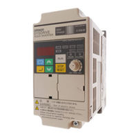 Omron SYSDRIVE 3G3JV-A4002 Quick Start Manual