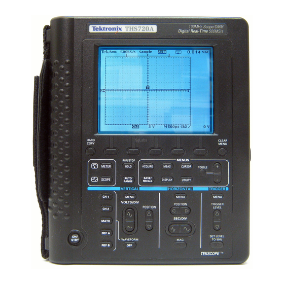 Tektronix TekScope THS 710 User Manual