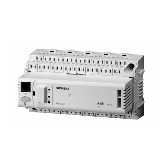 Siemens RDU Series Basic Documentation