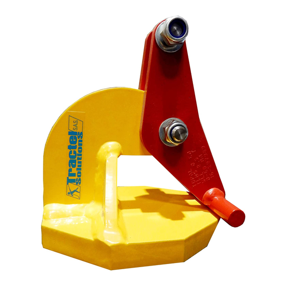 User Manuals: Tractel TLH Series Horizontal Plate Clamp