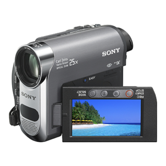 Sony Handycam DCR-HC47E Operating Manual