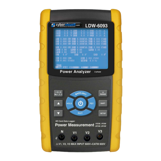 CyberVisuell LDW-6093K Manuals