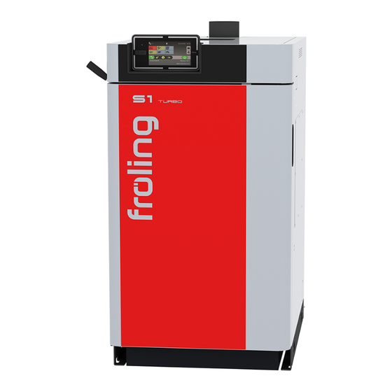 Fröling S1 Turbo 15-20 (F) Operating Instructions Manual