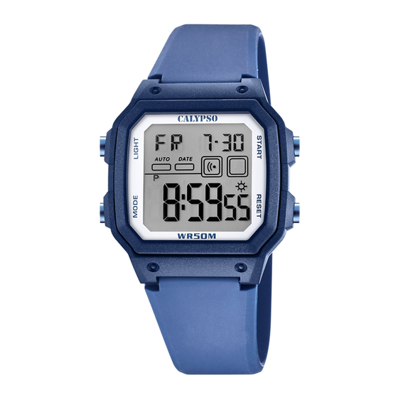 Calypso Watches IKMK5812M Instruction Manual
