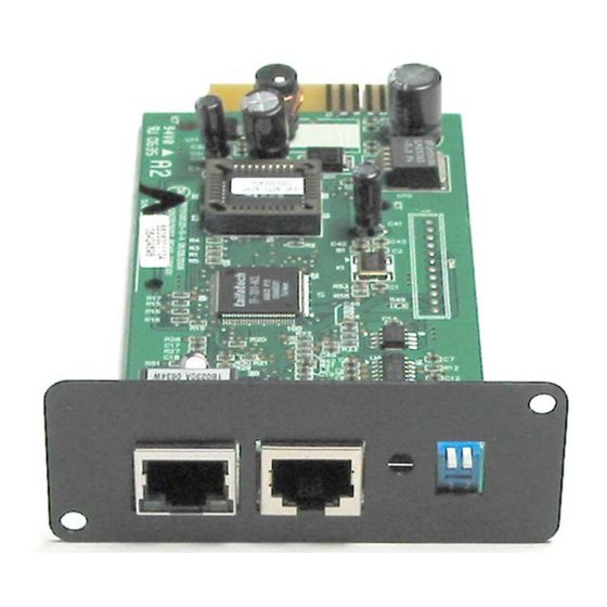 Minuteman SNMP-NV6 User Manual