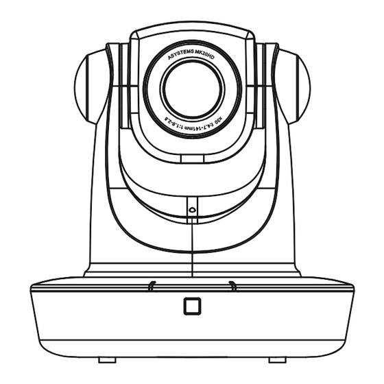 User Manuals: Asystems MK20HD HD Camera