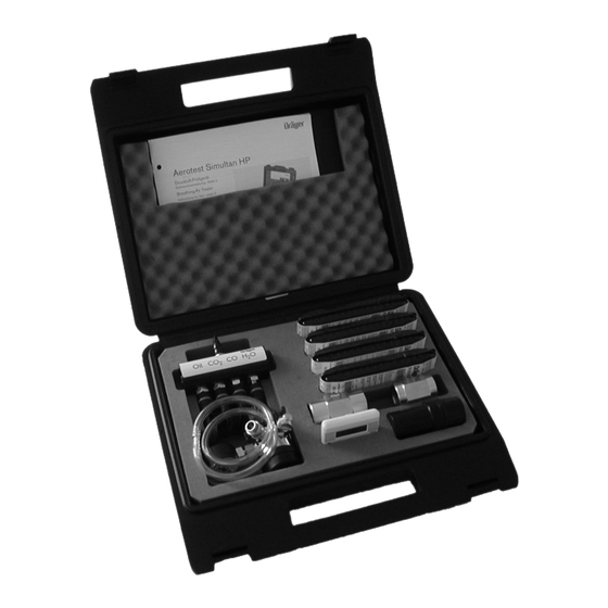 Dräger Aerotest Simultan HP Instructions For Use Manual