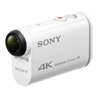 Sony FDR-X1000V Startup Manual