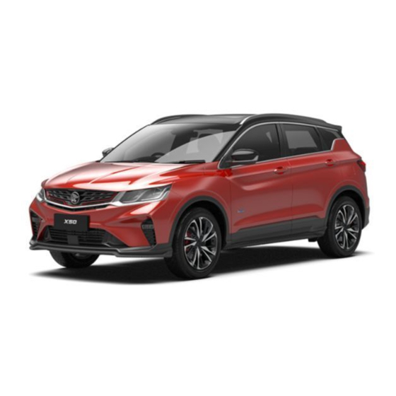 Proton X50 Quick Manual