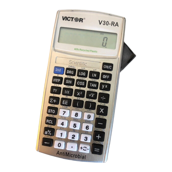 Victor V30-RA Owner's Manual