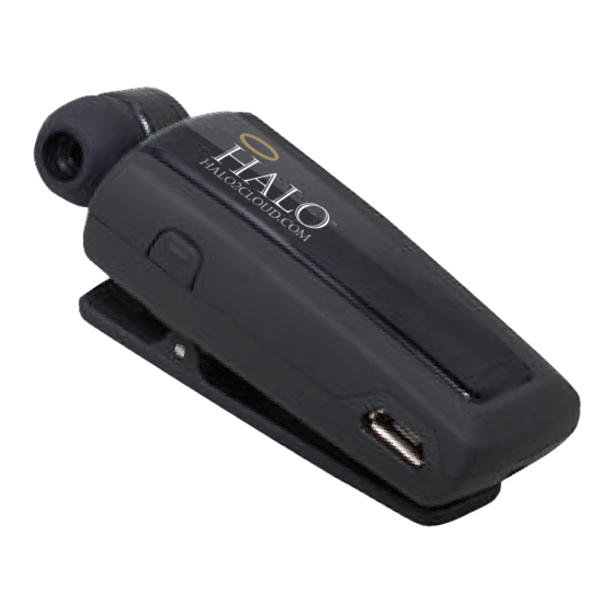 Halo Retractable Bluetooth Headset Operating Instructions Manual