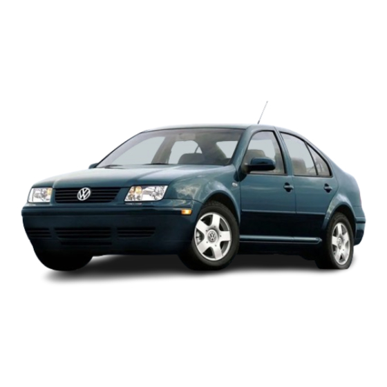 Volkswagen Jetta 2000 Diagnostic Manual