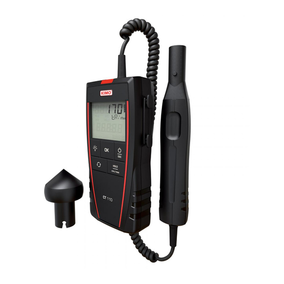 Kimo CT 110 User Manual