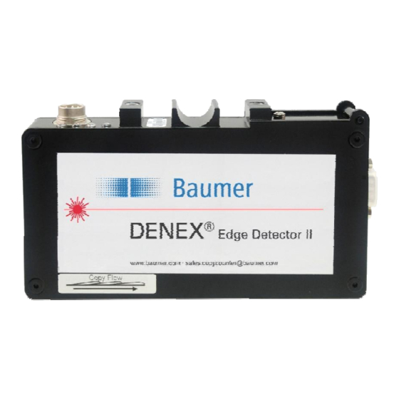 Baumer DENEX Edge Detector II User Manual