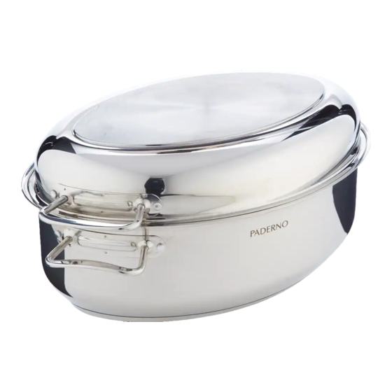 Paderno 142-2200-4 Quick Start Manual
