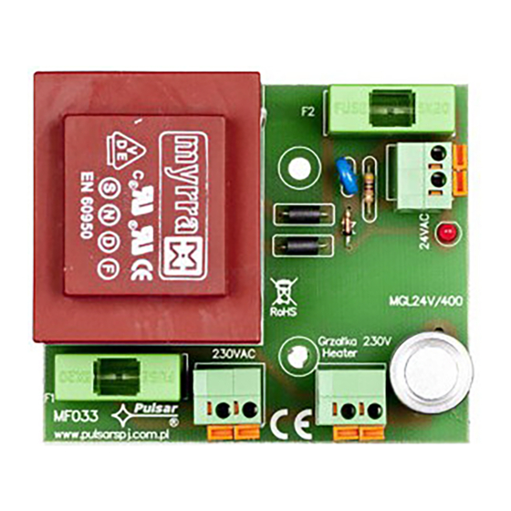 Pulsar AWZ 523 Instruction Manual