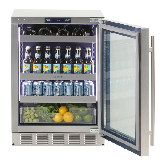 Sapphire Audio SBCR24 Refrigerator Manuals