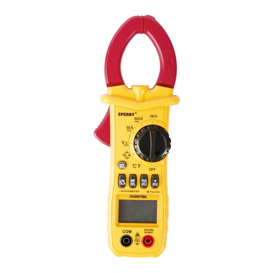 A.W. Sperry Instruments DSA-1020 TRMS Operating Instructions