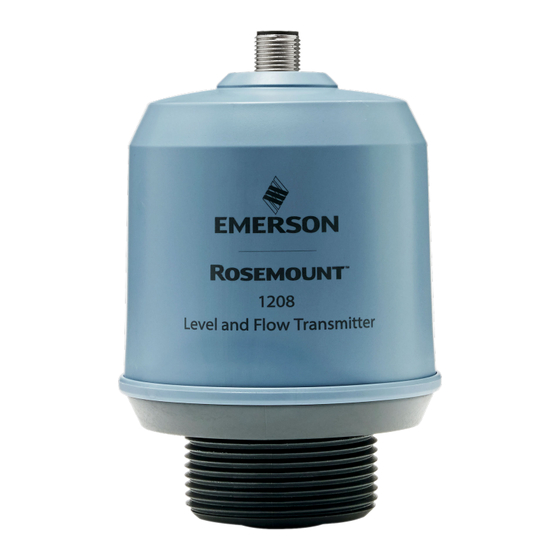 Emerson Rosemount 1208C Reference Manual