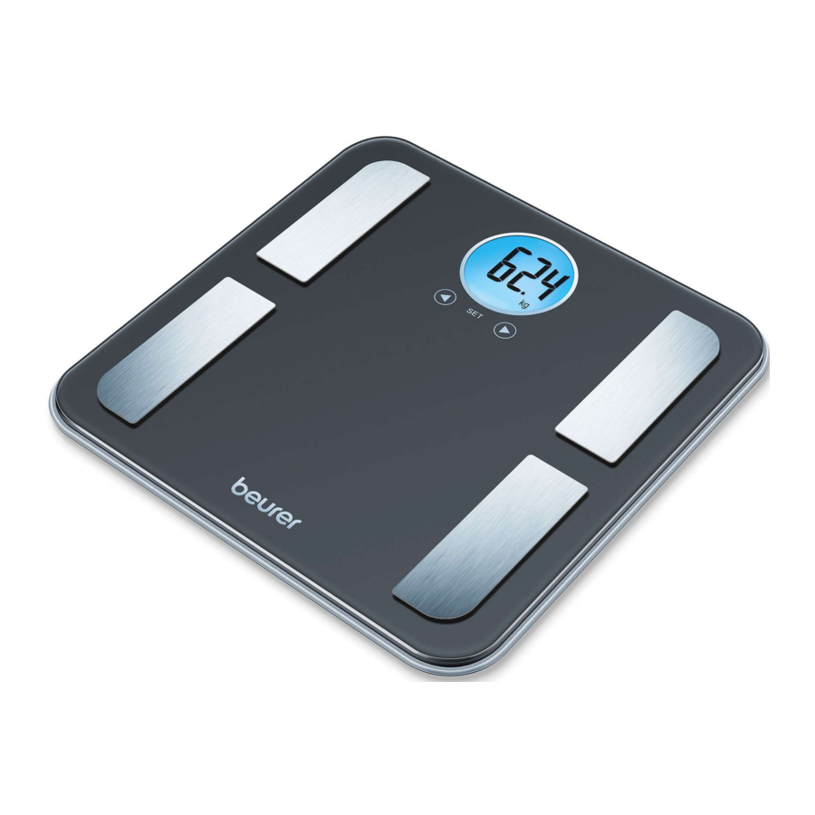 Beurer BF 195 - Diagnostic Bathroom Scale Manual