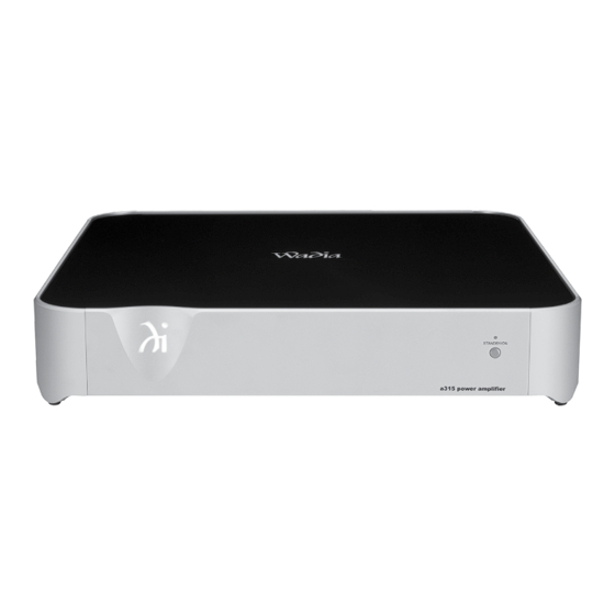Wadia a315 Owner's Manual
