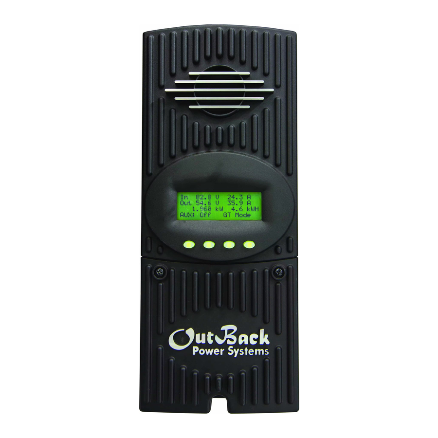 Outback Power Systems FLEXMAX 80 Manuals