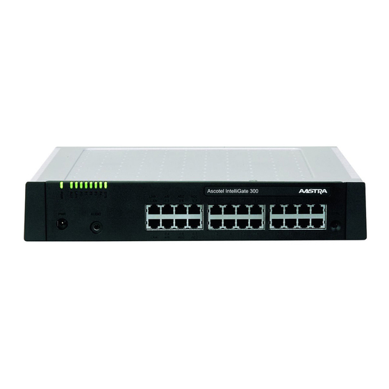 Aastra Ascotel IntelliGate 150 System Manual