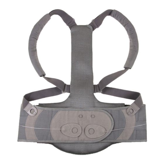 Össur MIAMI LUMBAR POSTEO Instructions For Use Manual