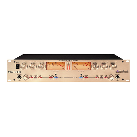 Art MPA Gold User Manual